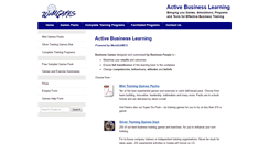 Desktop Screenshot of active-business-learning.com