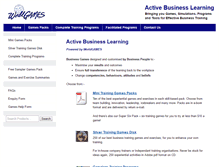 Tablet Screenshot of active-business-learning.com